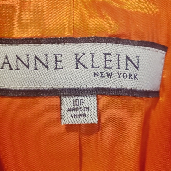Anne Klein 100% silk blazer size 10 - Picture 9 of 12